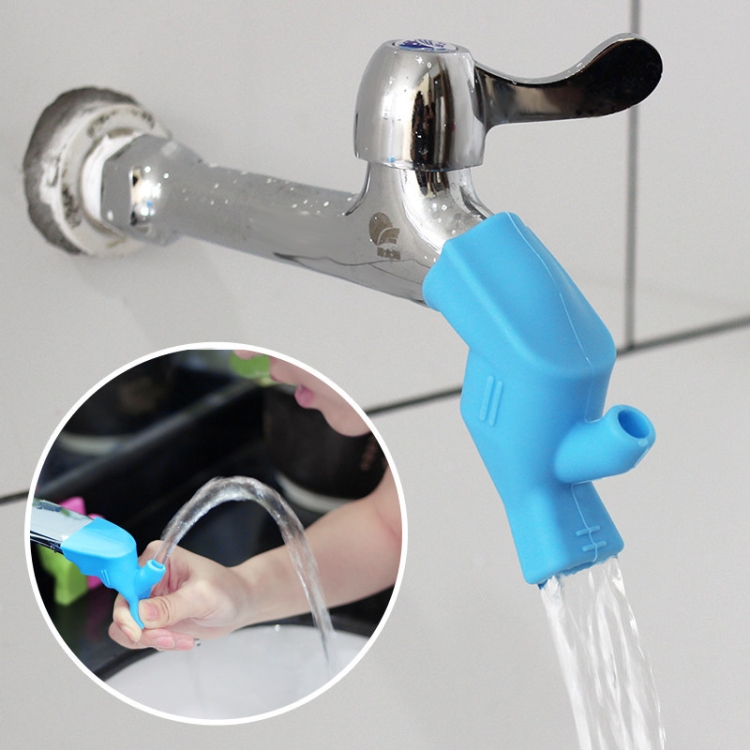 2-in-1 Travel Portable Simple Mouthwash Cup Silicone Faucet Extension Extender Children Hand Washing Device Sink