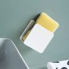 Kitchen Sink Sponge Rack Wall-mounted Scouring Pad Drain Rack