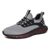 Men Lightweight Breathable Mesh Sneakers Flying Woven Casual Running Shoes, Series 2