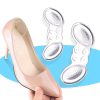 5 Pairs Soft And Abrasion-Resistant GEL Heel Stickers High-Heeled Laces Sticky Invisible Transparent Anti-Drop Heel Stickers