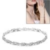 Women Shining Cubic Zircon Crystal Jewelry Bracelet