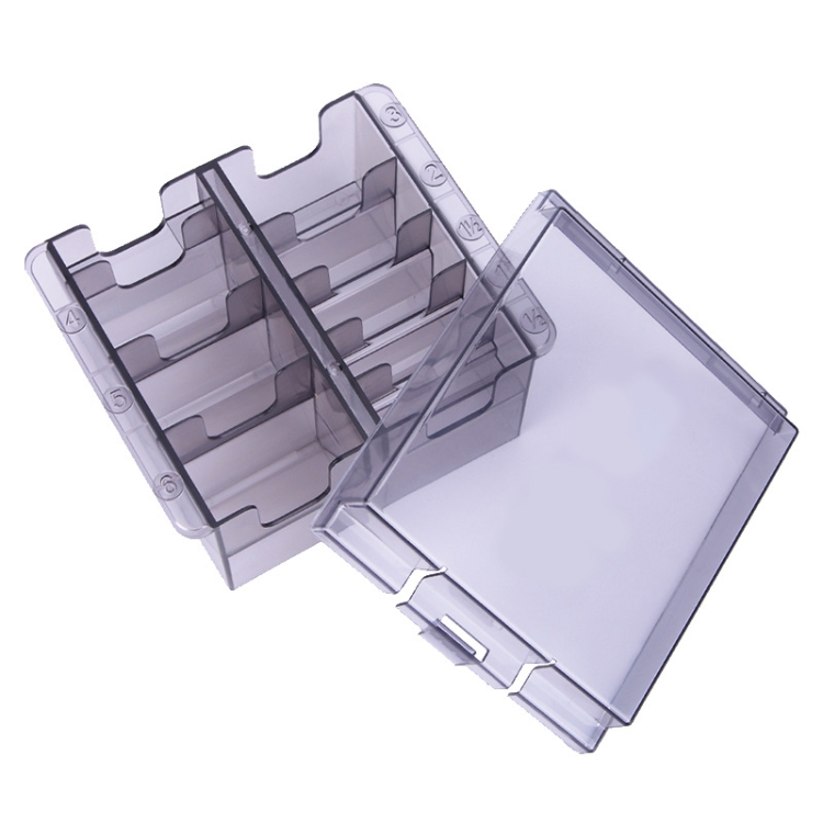 S8035 Clipper Fiber Comb Storage Box Hair Salon Limit Comb Computer Storage Box