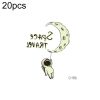 20 PCS Children Waterproof Space Luminous Tattoo Stickers