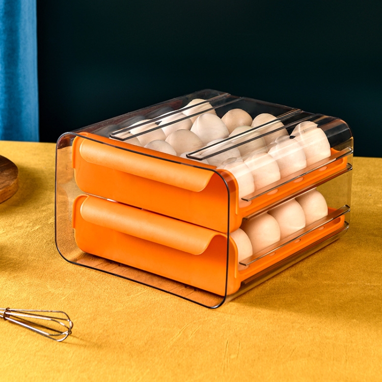 Household Double-Layer Drawer Type Egg Storage Sox
