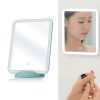 Flydee FD008-1 Portable LED Makeup Mirror With Bracket Wall Hanging Vertical Dual-Use Makeup Mirror