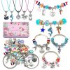 T-11 71 In 1 Colorful Crystal Cartoon DIY Jewelry Children Bracelet