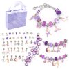 TZ-05 63 In 1 Colorful Crystal Cartoon DIY Jewelry Children Bracelet