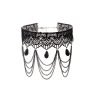Fringe Lace Gothic Lolita Vintage Necklace,Style:
