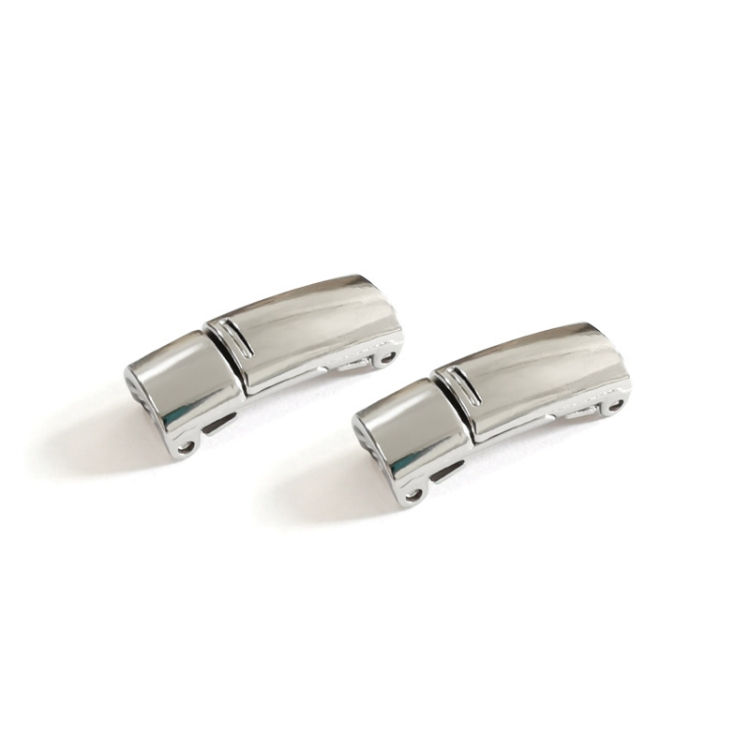 SLK28 Metal Magnetic Buckle Elastic Free Tied Laces, Style: Gold Magnetic Buckle