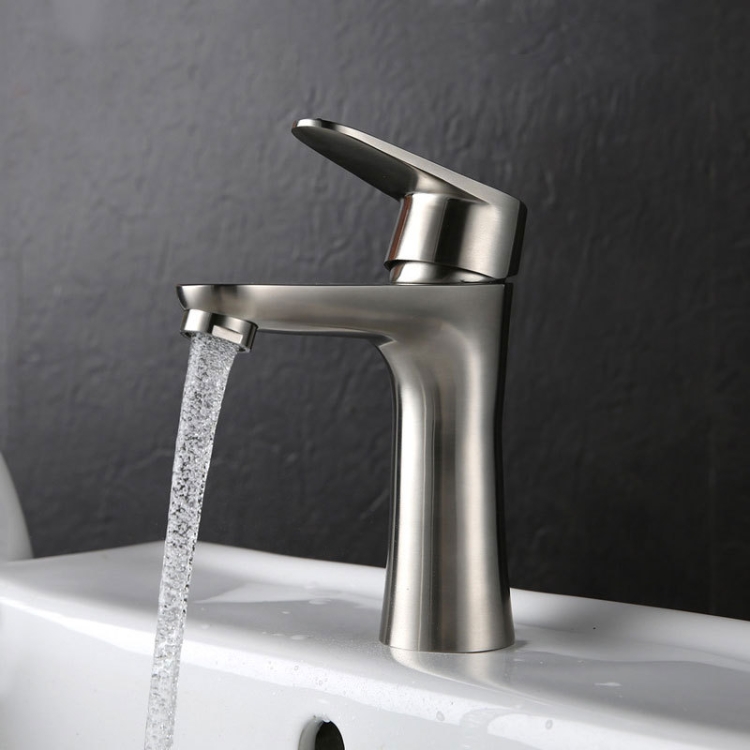 Hot And Cold Water Mixing Sink Stainless Steel Faucet