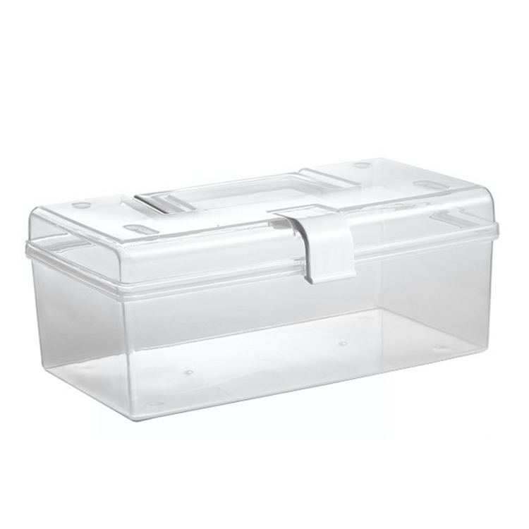 Portable Medicine Box Home Medicine Plastic Storage Box, Style: