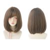 Women Medium Length Natural Realistic Full Shoulder Length Wig
