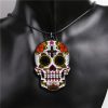 Halloween Skull Necklace Acrylic Personalized Pendant Jewelry
