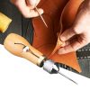Handmade DIY Leather Stitching Tool Leather Carving Tool Device