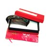 Peacock Sandalwood Comb Art Painted Carved Craft Comb,Package: