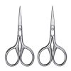 2 PCS Beard Scissors Cosmetic Small Scissors Makeup Small Tools