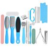 20 In 1 Foot File Grinding Exfoliating Manicure And Pedicure Kit