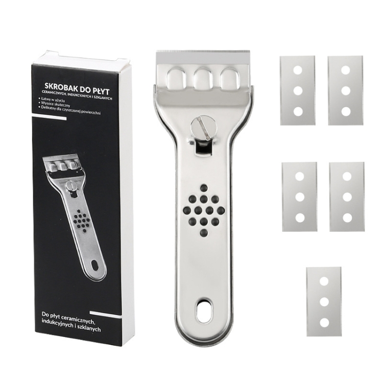 2 Sets Multifunctional Cleaning Spatula Kitchen Tile Decontamination Scraper