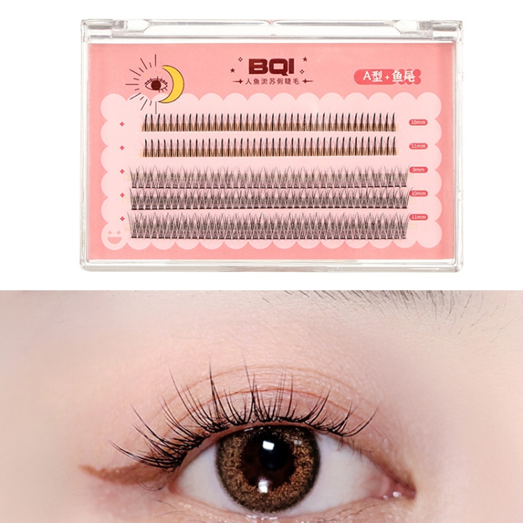 BQI B7229 Lightweight Natural Curling Three-dimensional Slim False Eyelashes, Style: