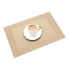 Household PVC Woven Western Dining Table Insulation Mat