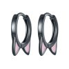 Cat Ears Claws Earrings 925 Silver Plated Black Gold Earrings