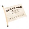 Cotton TPU Bread Bag With Clasp Reusable Storage Bag