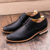 JL-1022 Men British Pointed Leather Shoes Business Casual Shoes