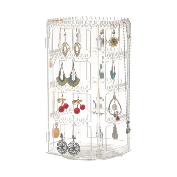 Multi-layer Rotating Earrings Storage Display Rack