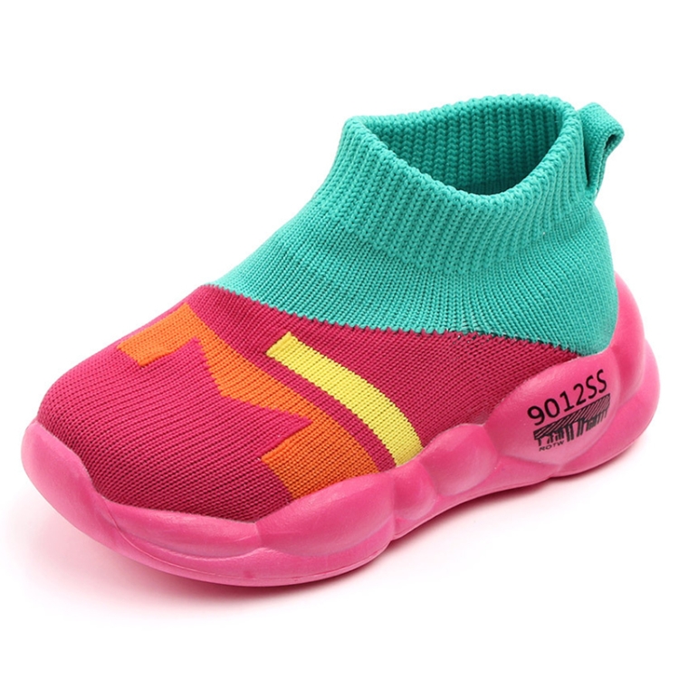 D2232 Breathable Baby Walking Shoes Fly Woven Mesh Children Casual Shoes