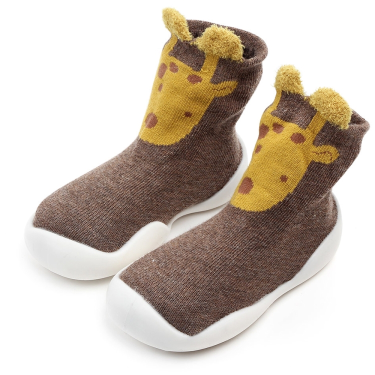 D2201 Children Cartoon Tube Floor Socks Knitted Soft Bottom Baby Shoes Socks