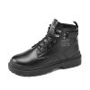 Men Martin Boots Motorcycle Leather Boots High Top Work Boots