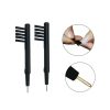2 PCS 3 In 1 Hearing Aid Cleaning Brush with Wax Loop and Battery Magnet