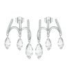 Sterling Silver S925 Multi-layered Tasseled Spirit Branch Earrings