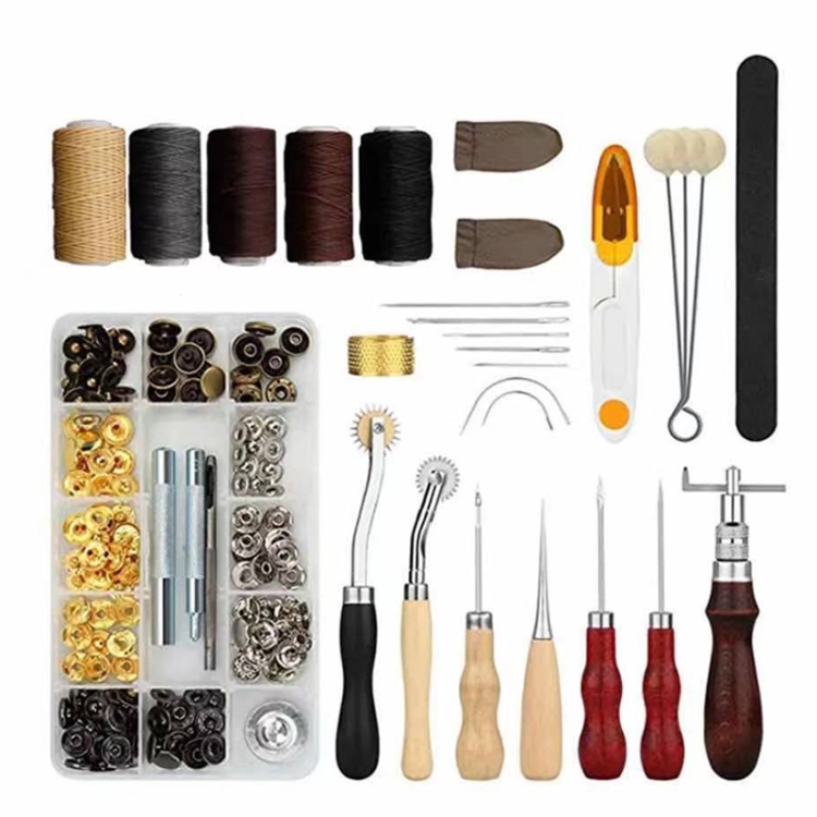 Handmade Leather DIY Tool Set Sewing Craft Tool Set
