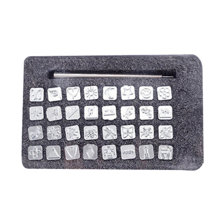 Leather English Punch Indian Style Printing Leather Carving Tools