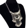 Exaggerated Necklace Tassel Vintage Female Alloy Plated Collarbone Chain