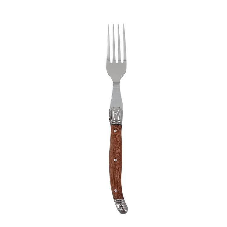 Rosewood Handle Stainless Steel Knife and Fork Cutlery,Spec: