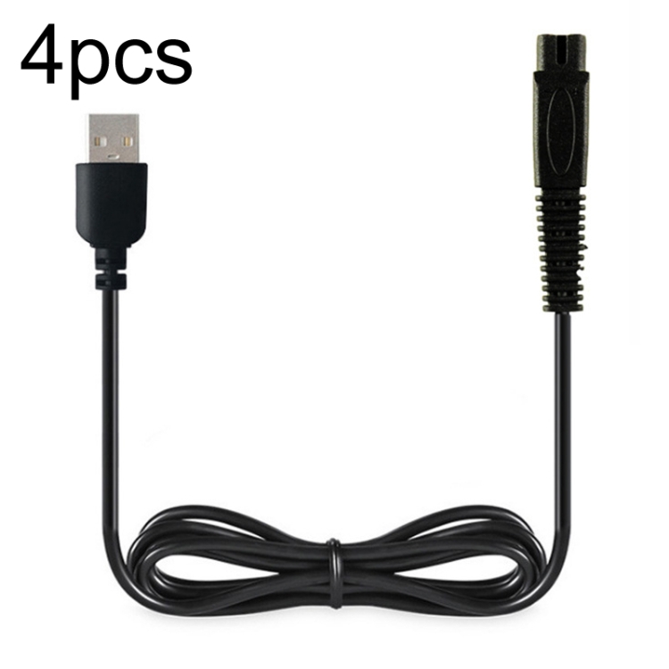 4pcs USB 5V Charger Power Cord For SID Shaver SA7152 7250 7251 7253 7255 RS339