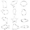 12pcs/set Stainless Steel Biscuits Mold Sea Creature Combination Set Baking DIY Tools