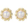 Baroque Earrings Pearl Ear Clip Women Without Ear Piercing