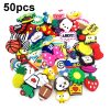 50pcs Cave Shoes Decorations Cartoon Drip Shoes Accessories