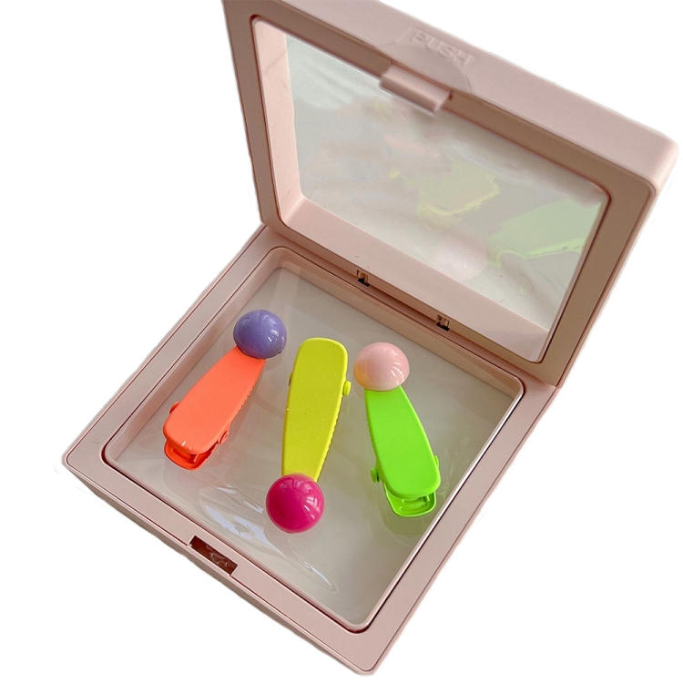 Cute Jelly Bean Children Hair Clip Cartoon Colorful Hairpin Set