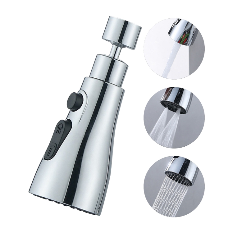 3 Functions Spray Head 360 Degree Swivel Faucet Spayer Head for Kitchen Faucet,Spec: