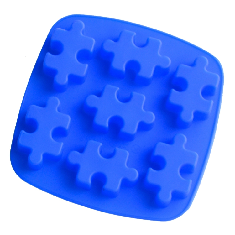 DIY Silicone Ice Grid Chocolate Puzzle Biscuit Tools