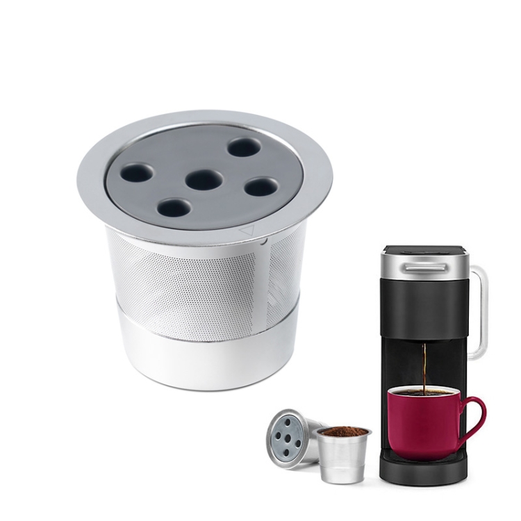 For Keurig K-Supreme Plus Coffee Machine Reusable Stainless Steel Filter Five-hole K Cup