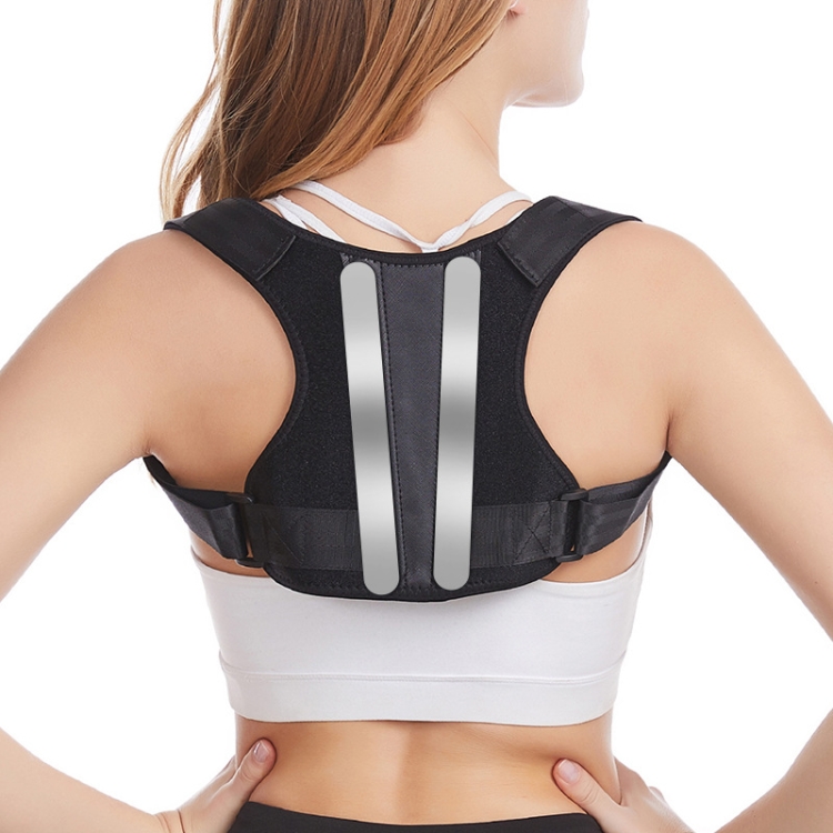 Adjustable Back Posture Corrector with Back Support Bar for Women and Men