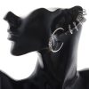 Bohemian Vintage C-shape Seven-Piece Alloy Earrings Set