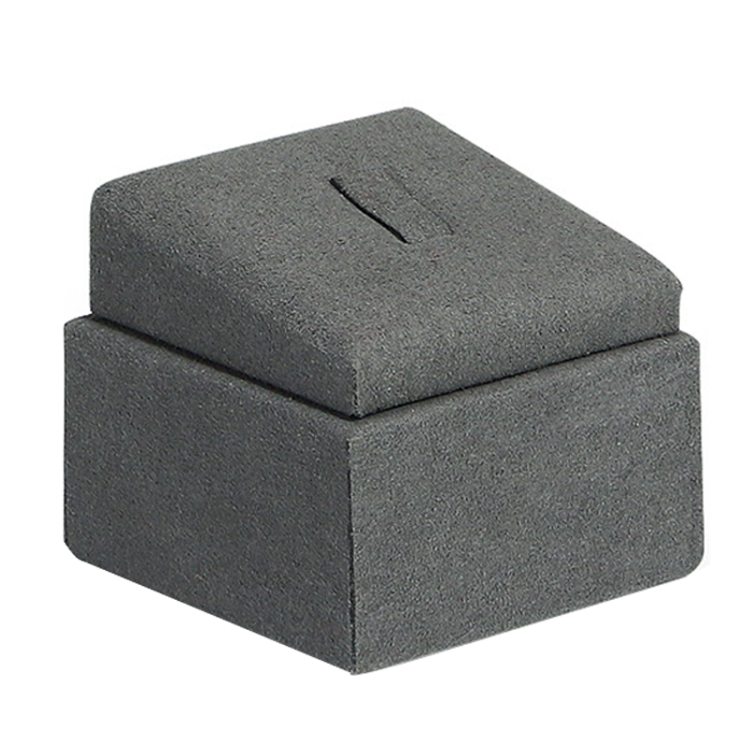 Gray Jewelry Display Microfiber Jewelry Props Display Rack