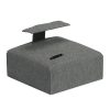 Gray Jewelry Display Microfiber Jewelry Props Display Rack