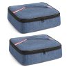2pcs Small Waterproof Portable Lunch Bag Outdoor Picnic Lunch Box Insulation Bag